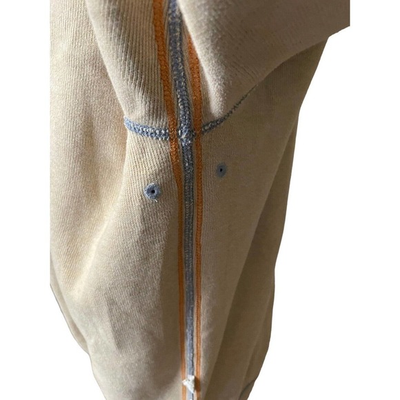 Tommy Bahama Reversible Men’s High Neck Sweater Quarter Zip XL Blue Tan - Picture 9 of 10